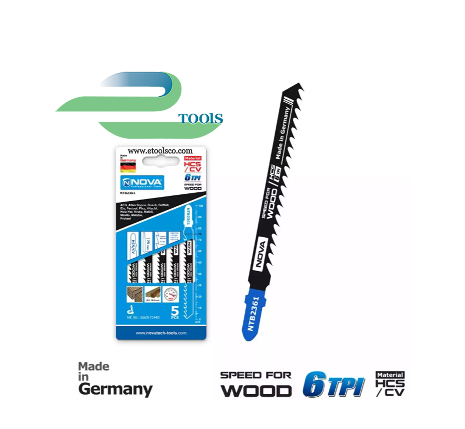 تیغ اره عمود بر چوب نووا مدل NTB 2361